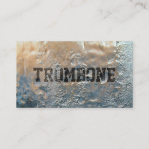 Tarjeta de presentación Guay Frozen Ice Trombone