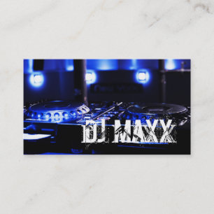 Tarjeta de presentación Guay Modern DJ Music Club