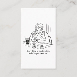 Tarjeta De Presentación Guía de Aristóteles para la Moderación