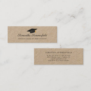 Tarjeta De Presentación Guión de graduación moderna 2026