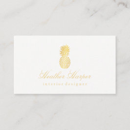 Tarjeta de presentación - Guión de piña de Relieve
