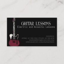 Guitar Teacher | Convocatoria de Lecciones Eléctri