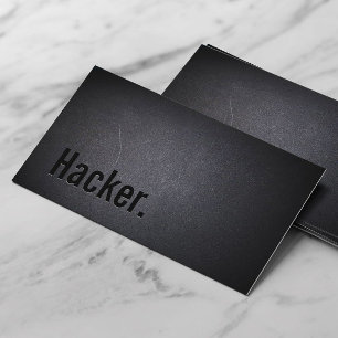 Tarjeta de presentación Hacker de Black Out Profes