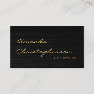 Tarjeta de presentación Hair Stylista de patrones