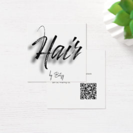 Tarjeta de presentación Hair Stylista para escritu