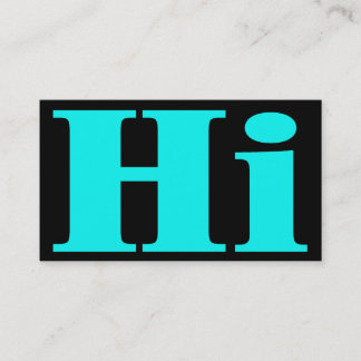 Tarjeta De Presentación Hola!Cheery.All purpose.Introduction call card.
