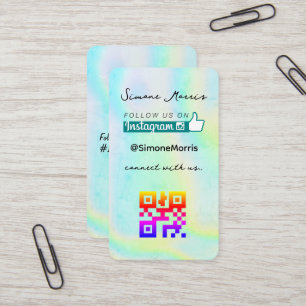 Tarjeta de presentación Holográfica Design