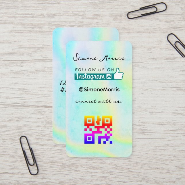 Tarjeta de presentación Holográfica Design (Anverso/Reverso In Situ)