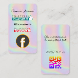 Tarjeta de presentación Holográfica Design