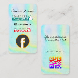 Tarjeta de presentación Holográfica Design