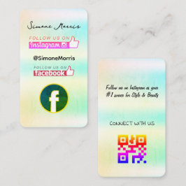 Tarjeta de presentación Holográfica Design