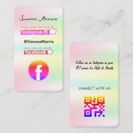 Tarjeta de presentación Holográfica Design