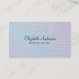 Tarjeta de presentación holográfica Faux moderna