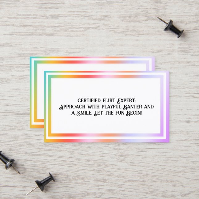 Tarjeta De Presentación Holograma de vuelo (Anverso/Reverso In Situ)