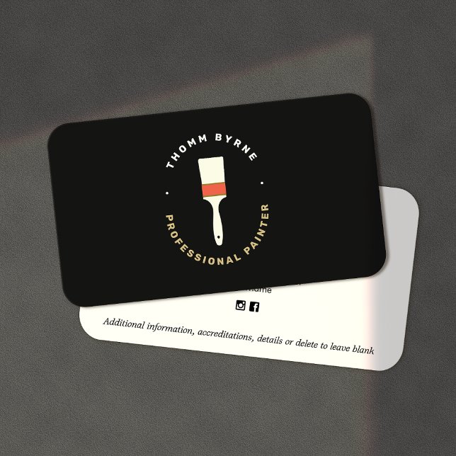 Tarjeta de presentación House Painter (Subido por el creador)
