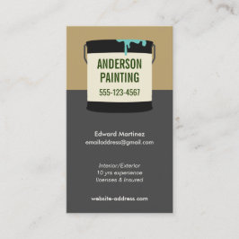 Tarjeta de presentación House Painter