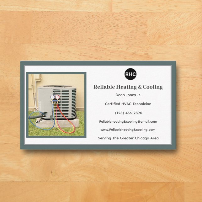 Tarjeta de presentación Hvac Hvac de refrigeración (Ac Business Card )