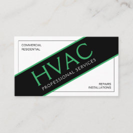 Tarjeta de presentación HVAC profesional de refrig
