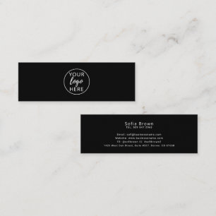 Tarjeta De Presentación Identidad Empresarial Personalizada Texto Corporat