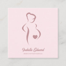Ilustración de identidad de doula de maternidad de