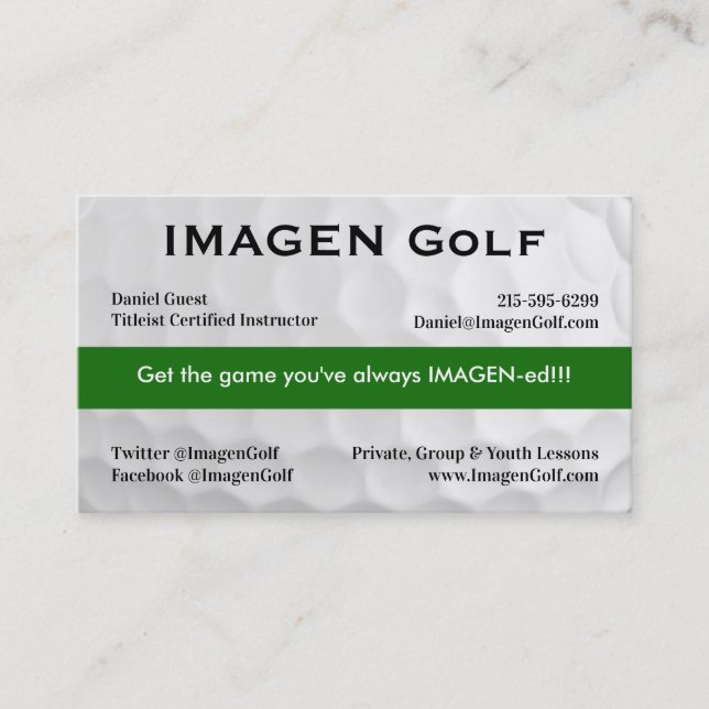 Tarjeta de presentación iMAGEN 91 (Anverso)