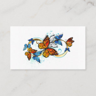 Tarjeta De Presentación Infinidad de Mariposas Monarca