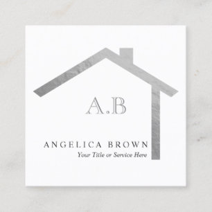 Tarjeta de presentación inmobiliaria