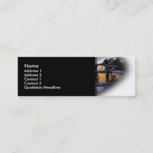 Tarjeta de presentación inmobiliaria
