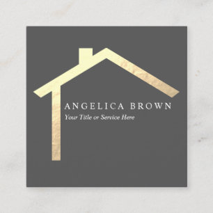 Tarjeta de presentación inmobiliaria