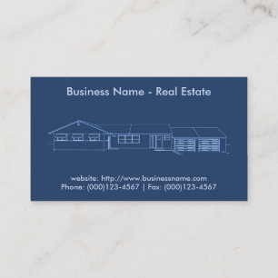 Tarjeta de presentación inmobiliaria: Diseño de la