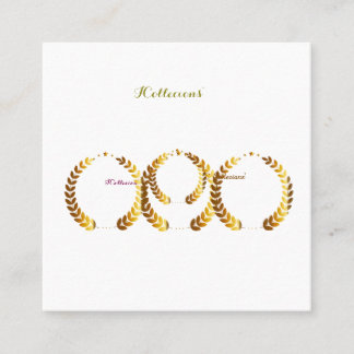 Tarjeta de presentación inspirada