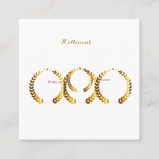 Tarjeta de presentación inspirada (Anverso)