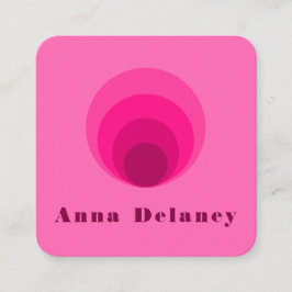 Tarjeta de presentación inspirada en el retro