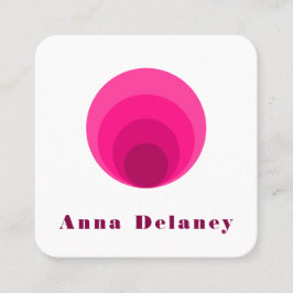 Tarjeta de presentación inspirada en el retro