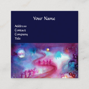 Tarjeta De Presentación JARDÍN DEL Monograma SOMBRAS PERDIDAS / ESCALONES