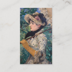 Tarjeta De Presentación Jeanne (Primavera)  Por Édouard Manet