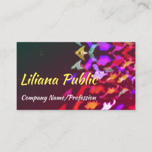 Tarjeta de presentación Kaleidoscópica Pattered Sp