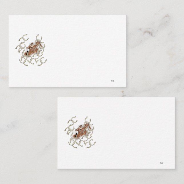 Tarjeta de presentación: la carrera está activada (Anverso / Reverso)