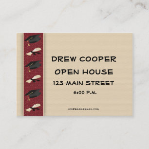 Tarjeta De Presentación La graduación distribuye