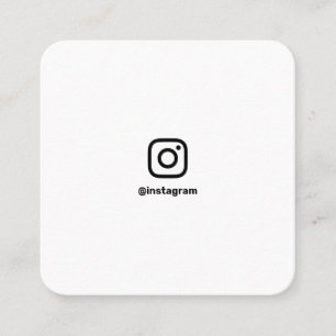 Tarjeta De Presentación Las fotos de Instagram en los medios sociales son 