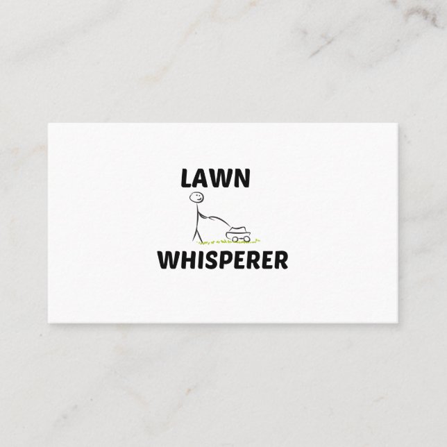 TARJETA DE PRESENTACIÓN LAWN WHISPERER (Anverso)