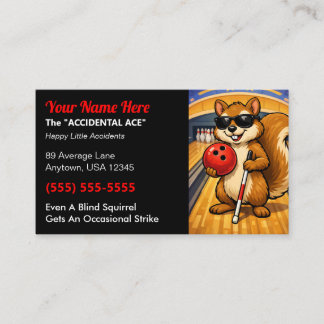 Tarjeta De Presentación League Bowler “The Accidental Ace” Blind Squirrel