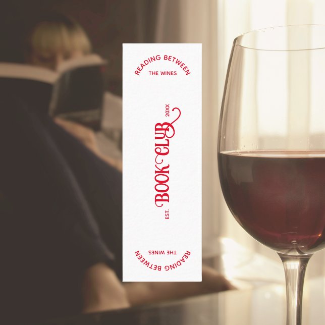 Tarjeta De Presentación Leer entre el Wines Book Club Red Escudo (Subido por el creador)
