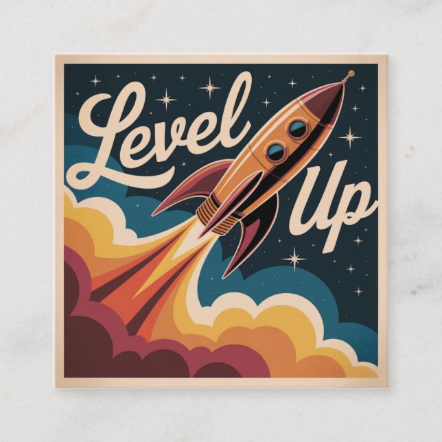 Tarjeta De Presentación Level Up (Anverso)