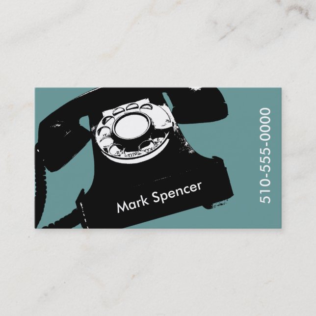 Tarjeta De Presentación llámame (Anverso)