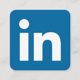 Tarjeta De Presentación Logo de LinkedIn medios sociales negocios modernos