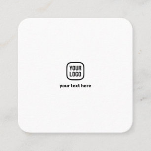 Tarjeta De Presentación Logo del fotógrafo fotografía minimalista blanco