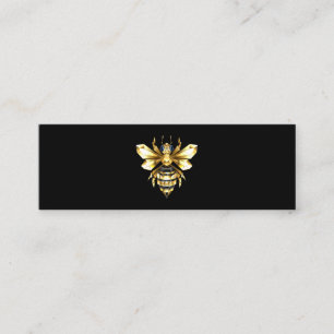 Tarjeta De Presentación Logotipo de Relieve metalizado dorado falso poligo