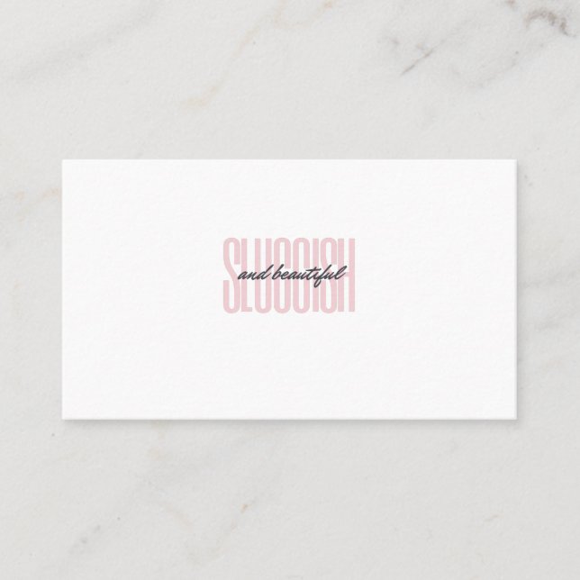 Tarjeta De Presentación Lugar y belleza (Anverso)