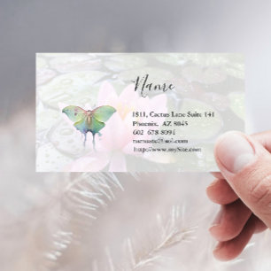 Tarjeta de presentación Luna Moth